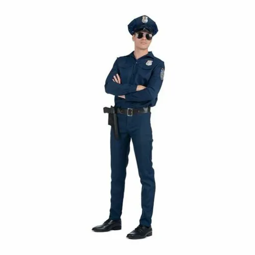 Disfraz Para Adultos My Other Me Azul Policía