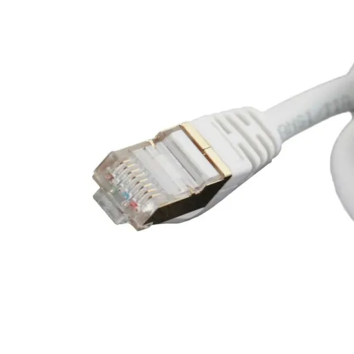 Cable de Red Rígido FTP Categoría 7 Iggual IGG318621 Blanco 10 m