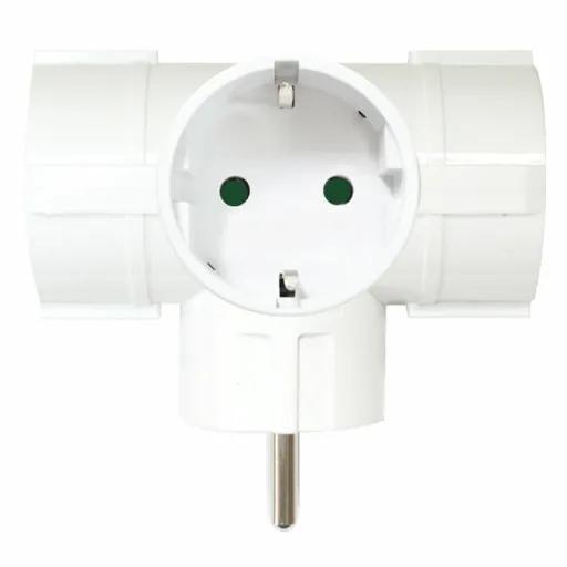 Ladrón de Enchufe Silver Electronics 9153 Blanco 220 V 16 A
