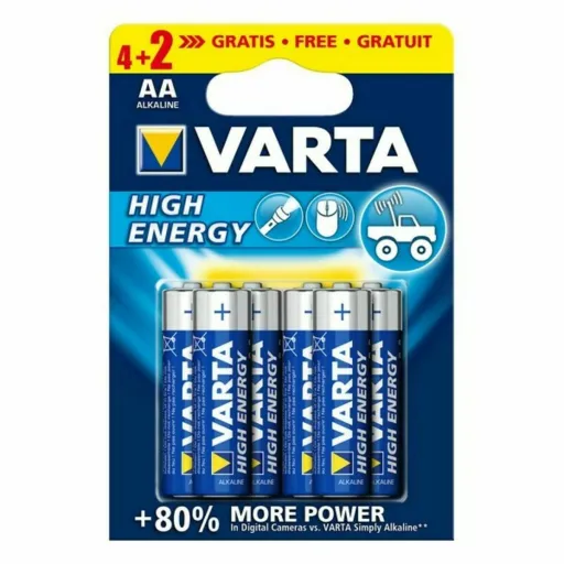 Pilas Alcalinas Varta 4906121436 1,5 V 1.55 V AA (6 Piezas)