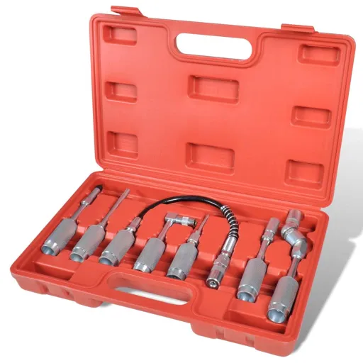 Kit de Set de Pistola de Grasa Adaptador de Surtida Herramienta