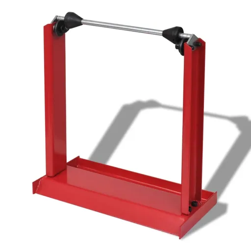 Soporte de Equilibrio de la Rueda de la Motocicleta Profesional Rojo