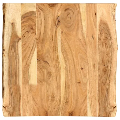 Superficie de Mesa de Madera Maciza de Acacia 58x(50-60)x2,5 cm