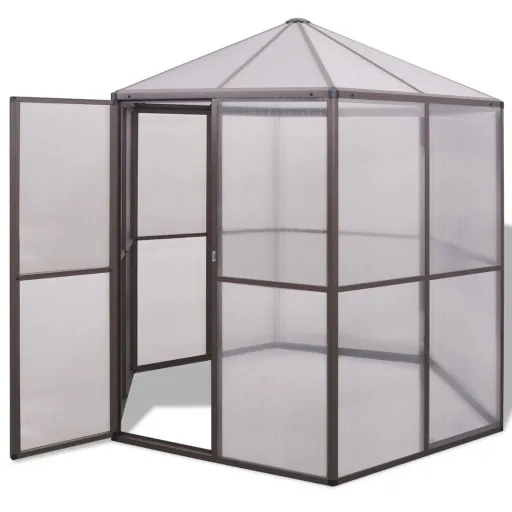 Invernadero de Aluminio 240x211x232 cm