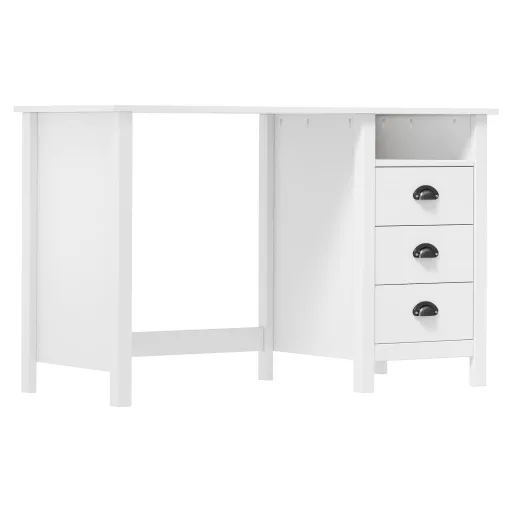 Escritorio Hill Con 3 Cajones Madera de Pino 120x50x74 cm