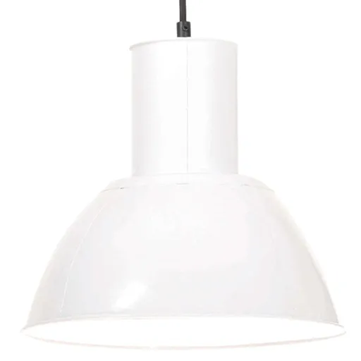 Lámpara Colgante Redonda 25 W Blanca 28,5 cm E27