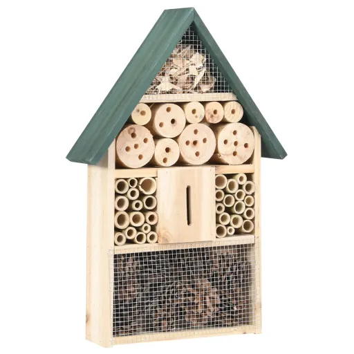 Hotel de Insectos Madera de Abeto 31x10x48 cm