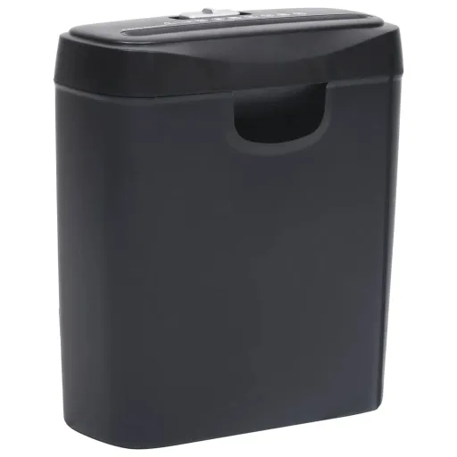 Trituradora de Papel Cortadas en Tiras 6 Hojas Negro