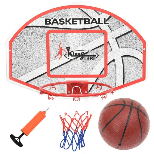 Juego de Canasta de Baloncesto de Pared 5 Piezas 66x44,5 cm