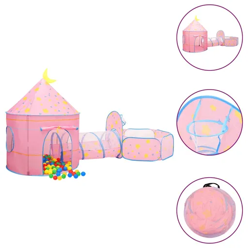 Tienda de Juegos Para Niños Rosa 301x120x128 cm
