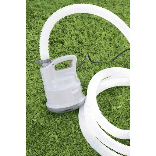 Bestway Bomba de Desagüe Para Piscina Blanca