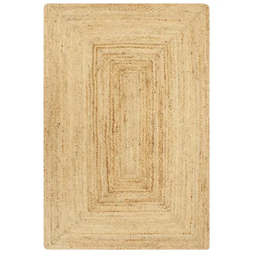 Alfombra de Yute Tejida a Mano Natural 80x160 cm