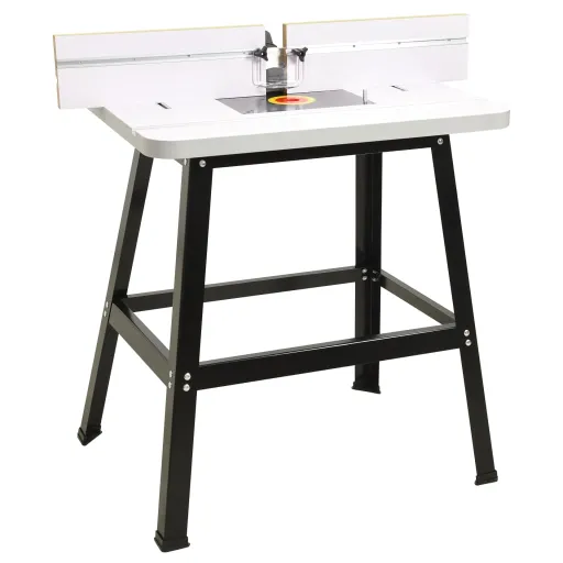Mesa Para Fresadora Acero y MDF 81x61x88 cm