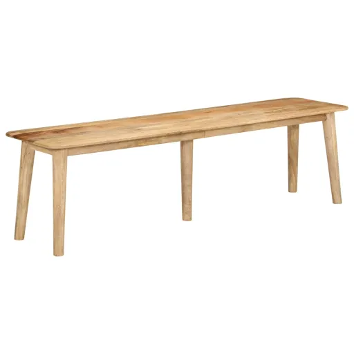 Banco de Madera Maciza de Mango 160x40x45 cm