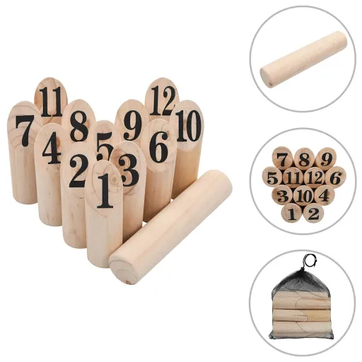 Juego de Números Kubb Madera