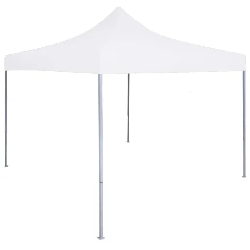 Carpa Plegable Profesional Acero Blanco 3x3 m