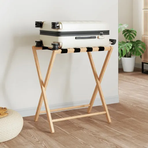 Soporte Para Maletas Bambú 68,5x38x58 cm