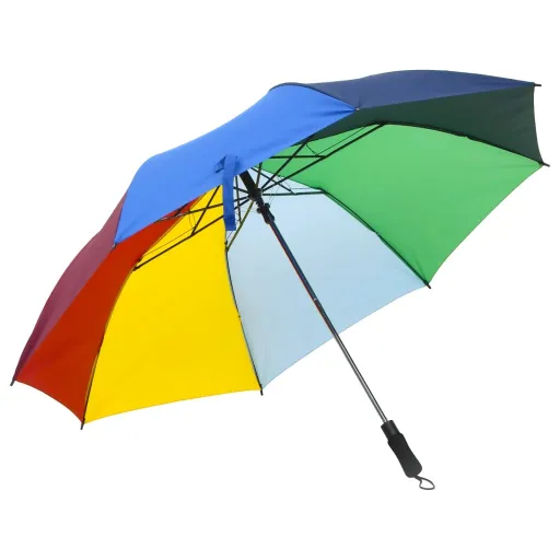 Paraguas Plegable Automático Multicolor 124 cm