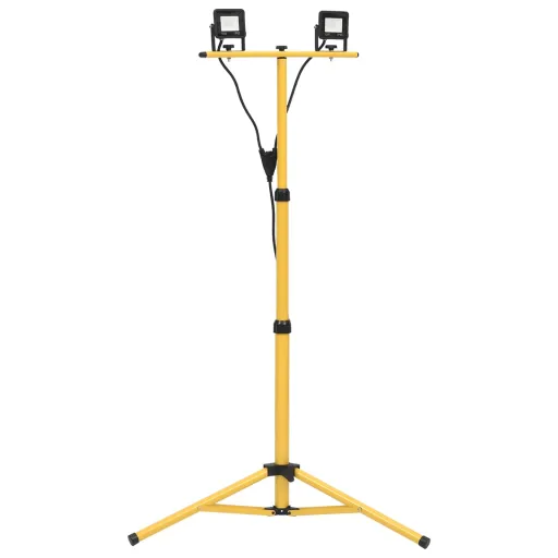 Foco LED Con Trípode 2x10 W Blanco Frío