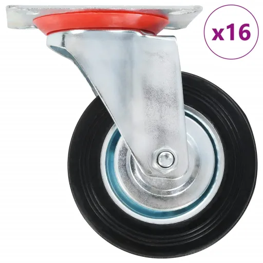 Ruedas Giratorias 16 Unidades 100 mm