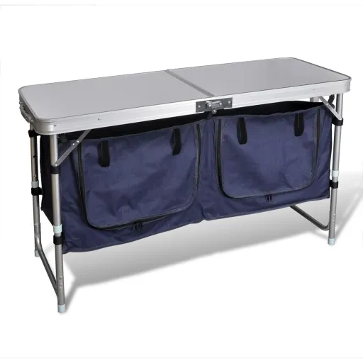 Armario de Camping Plegable Con Estructura de Aluminio