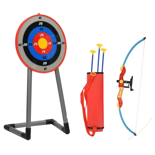 Juego de Tiro Con Arco de Arco y Flecha Para Niños Con Objetivo