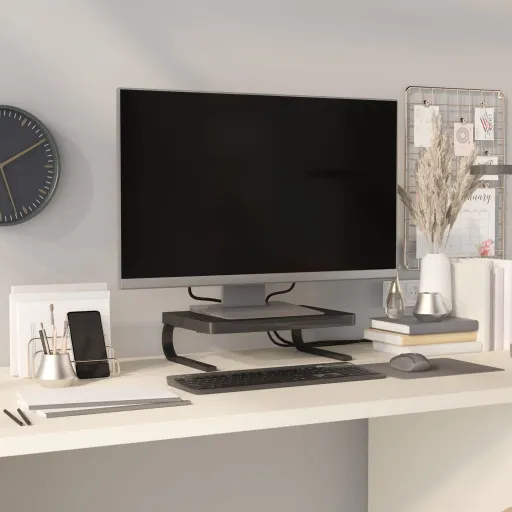 Soporte Para Monitor Negro 37x28x11,5 cm