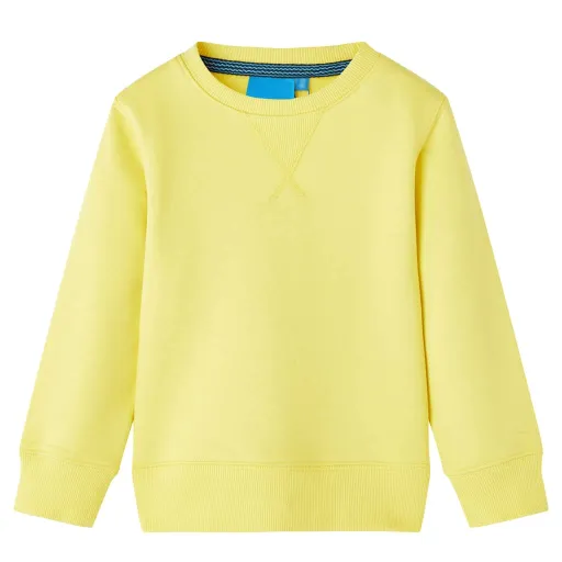 Sudadera Infantil Amarillo Claro 116