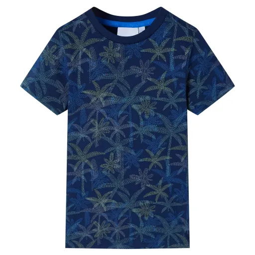 Camiseta Infantil Azul Marino 104