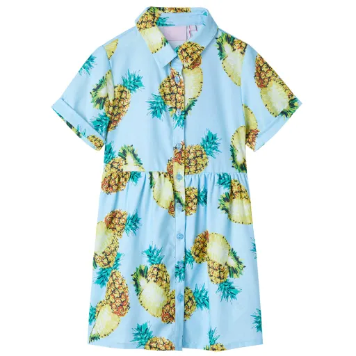 Vestido Infantil Azul 140