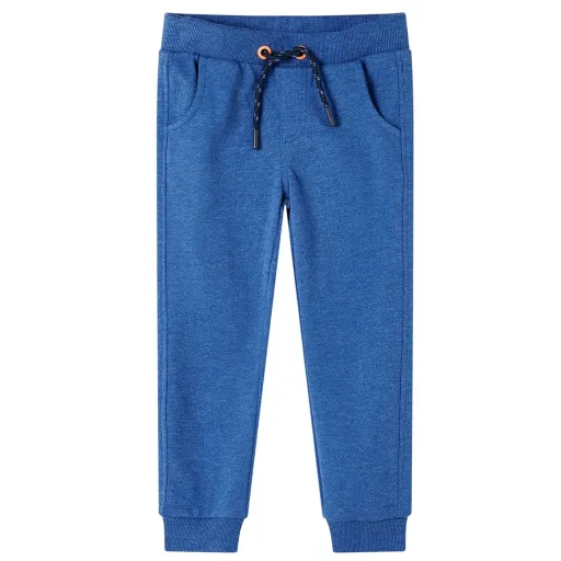 Pantalones de Chándal Infantiles Azul Oscuro 104