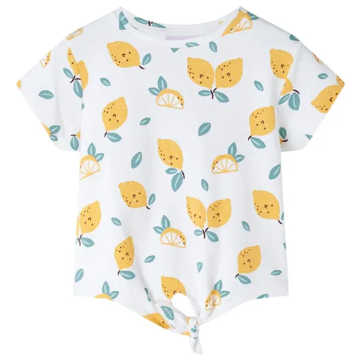 Camiseta Infantil Con Parte Inferior Con Nudo Crudo 92