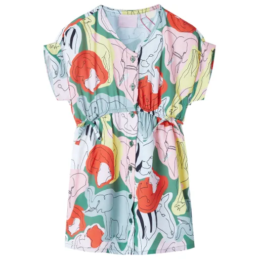 Vestido Infantil Verde 140