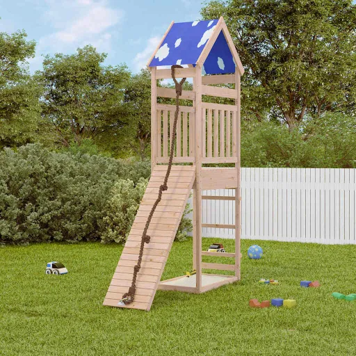Parque Infantil de Exterior de Madera Maciza de Pino