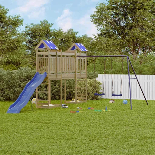 Parque Infantil de Exterior Madera de Pino Impregnada