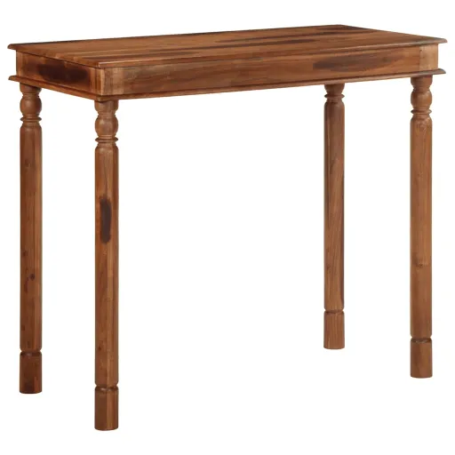 Mesa Alta de Madera Maciza de Acacia 120x60x107 cm