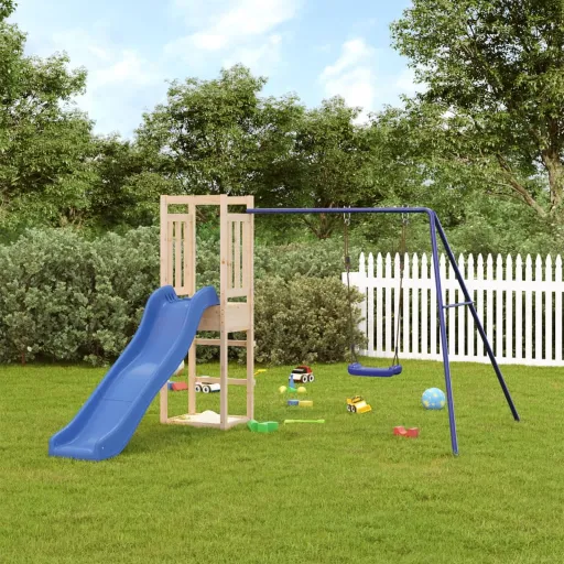 Parque Infantil de Exterior Madera Maciza de Pino