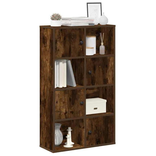 Estantería Madera de Ingeniería Roble Ahumado 60x24x101,5 cm