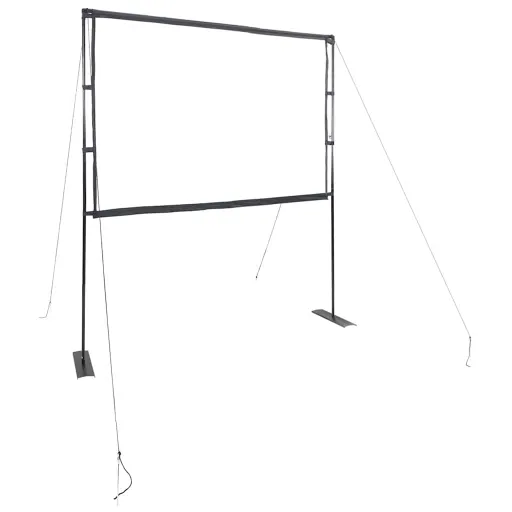 Pantalla de Proyección Con Soportes de 90 Pulgadas 4:3