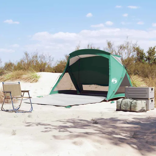 Tienda de Playa Para 2 Personas Impermeable Verde Agua