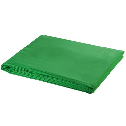 Telón de Fondo Sin Soporte Croma Algodón Verde 300x300 cm