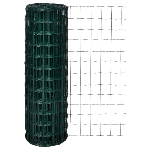Set de Euro Valla Acero Verde 10x1,2 m