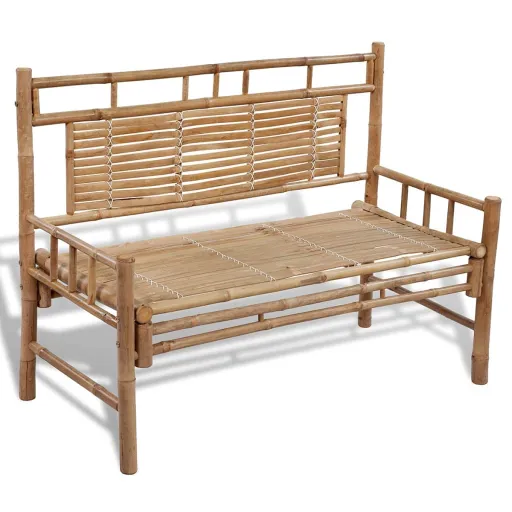 Banco de Jardín Plegable Bambú 120 cm
