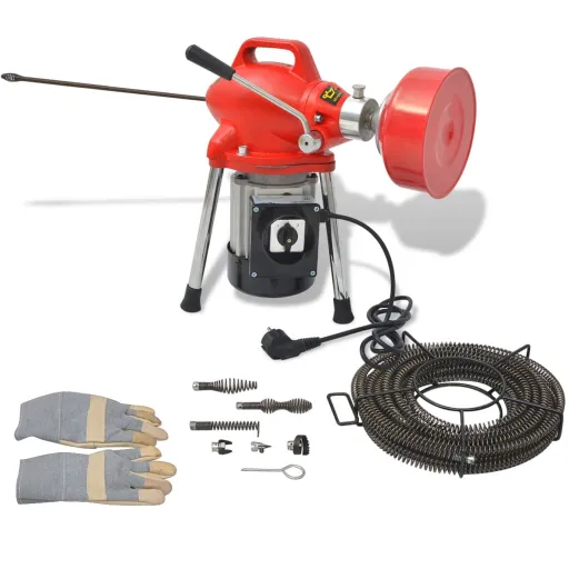 Máquina Para Limpieza de Tuberías 250 W 12,5mx16mm 4,5mx9,5mm