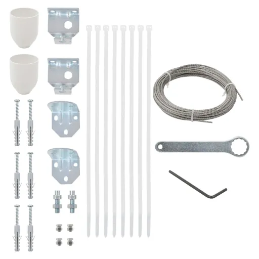 Set de Accesorios de Montaje de Toldo de Balcón 29 Piezas