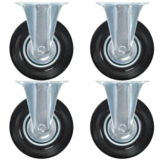 Ruedas Fijas 4 Unidades 125 mm