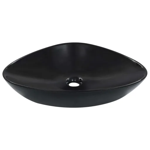 Lavabo 58,5x39x14 cm Cerámica Negro