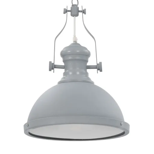 Lámpara de Techo Redonda Gris E27