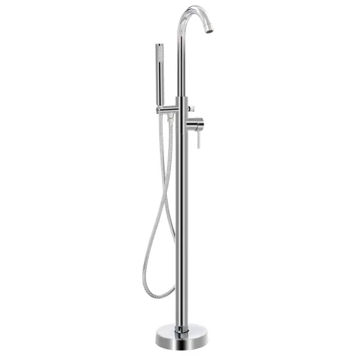 Grifo Para Bañera de Pie Acero Inoxidable 118,5 cm