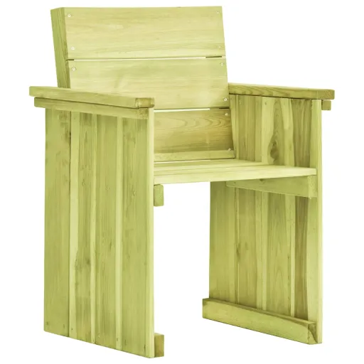 Silla de Jardín de Madera de Pino Impregnada